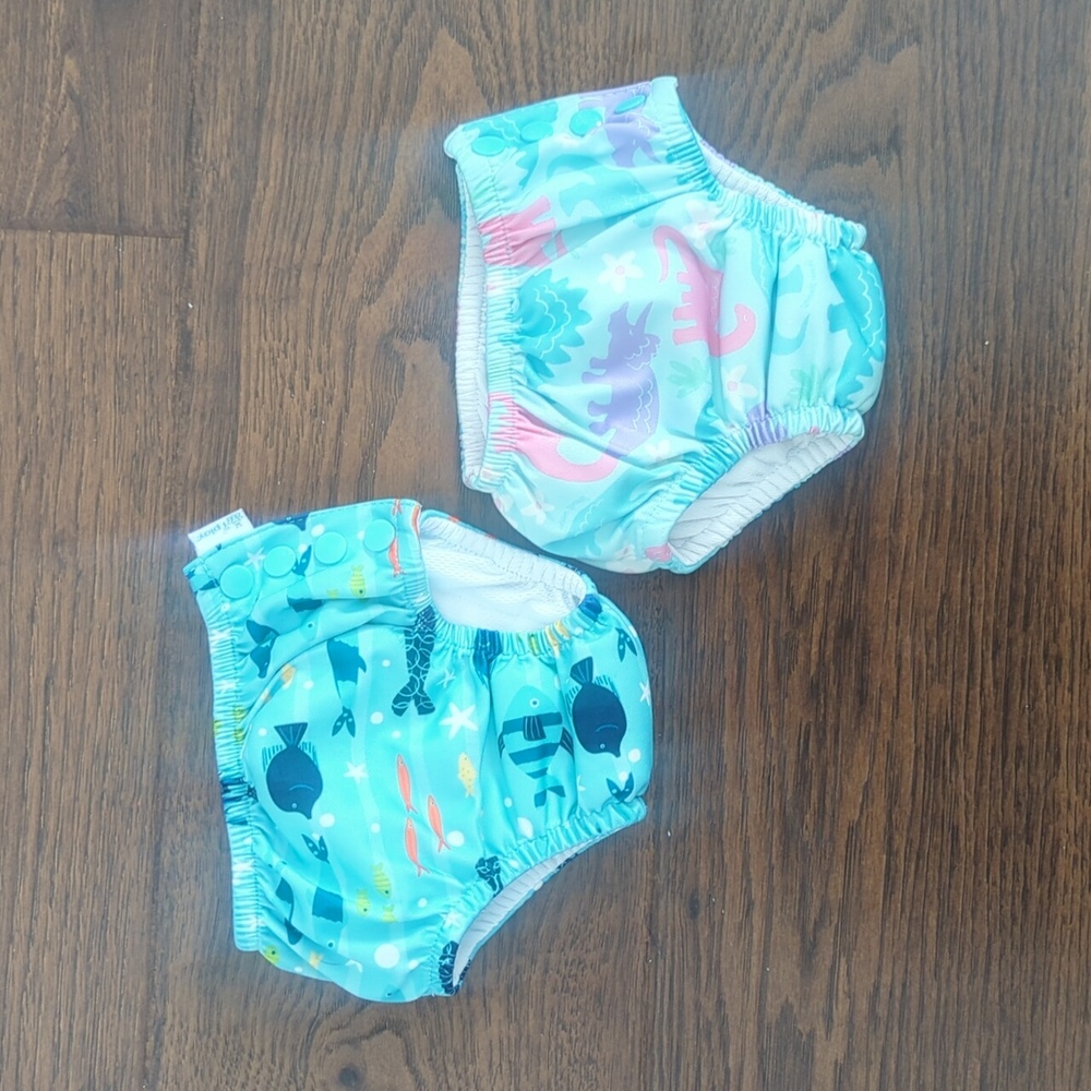 Reusable Swim Diapers Bundle Size 6 Months